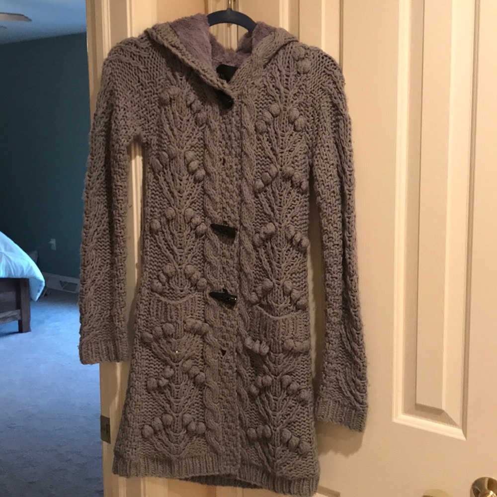 MM Couture chunky knit long cardigan